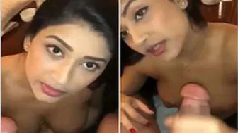 Desi Girl Giving Sloppy Blowjob Talking Dirty In Hindi