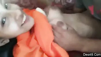 Pretty GF Moaning While Getting Fucked Hard By Her Lover