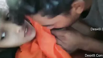 Pretty GF Moaning While Getting Fucked Hard By Her Lover