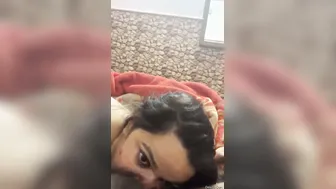 Busty Desi Babe Giving Incredible Head To Her Lucky BF