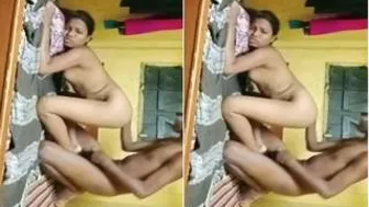 Village GF Screaming As Lover Destroys Her Tight Pussy