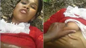 Bengali GF Getting Her Boobs Squeezed While Fucking