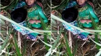 Lovers Getting Naughty In The Fields Enjoying Outdoor Sex