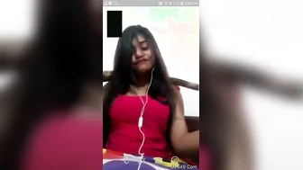 Shy Village Babe Finally Showing Her Tits On Video Call