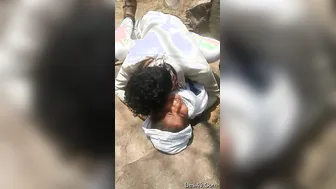 Slutty GF Getting Pounded Outdoors In Risky Public Sex