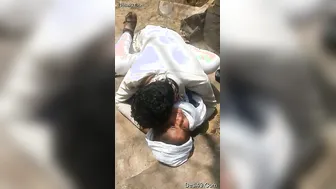 Slutty GF Getting Pounded Outdoors In Risky Public Sex