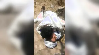 Slutty GF Getting Pounded Outdoors In Risky Public Sex