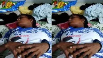 Girlfriend Riding Her Man And Getting Fucked From Behind