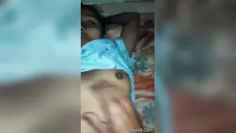 Village Girl Getting Her Boobs Pressed And Fucked By Lover