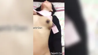 Girlfriend Moaning Loud While He Fucks Her Hard All Night