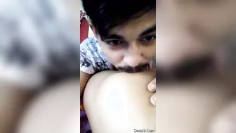 Hubby Worshipping His Wife By Licking Her Tits And Eating Pussy