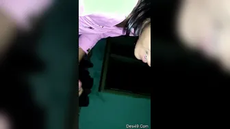 Married Wife Giving Hubby A Sloppy Blowjob Before Bedtime