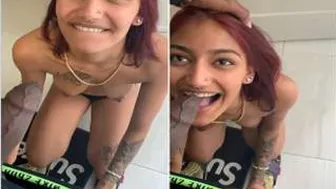 Nri Girlfriend Sucking And Deepthroating Big Cock Like A Pro