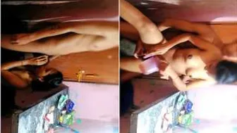 Desi Couple Fooling Around In Bathroom Ending With Hard Pounding