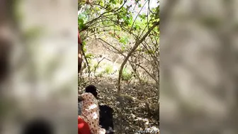 South Indian Lovers Fucking Outdoors In Risky Public Place