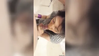 Cute Desi Girlfriend Sucking Dick Talking Dirty In Hindi