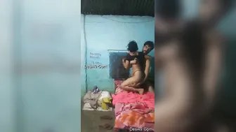 Village Desi Couple Having Raw Sex In Their Small Bedroom