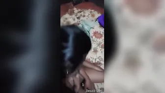 Horny Desi Wife Giving Passionate Blowjob To Her Husband