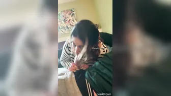 Hot Nri Girl On Knees Sucking Dick Till He Explodes Hard