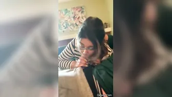 Hot Nri Girl On Knees Sucking Dick Till He Explodes Hard