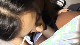 Nri Girlfriend Going Crazy Sucking My Thick Cock Hard