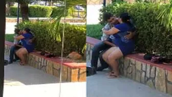 Nri Couple Fingering Outdoors Getting Naughty In The Park
