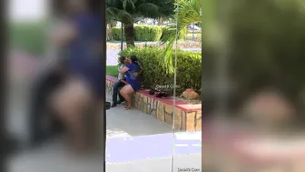 Nri Couple Fingering Outdoors Getting Naughty In The Park