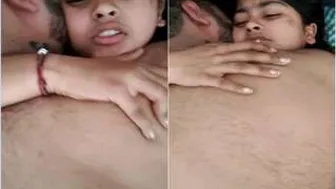 Desi Lovers Making Out And Fucking Hard In Their Bedroom