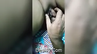 Horny Married Woman Fingering Herself Then Taking It Doggy Style
