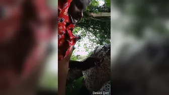 Fucking My GF Outdoors In The Village Behind The Farm