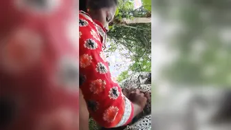 Fucking My GF Outdoors In The Village Behind The Farm