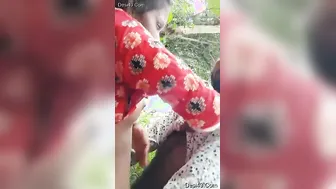 Fucking My GF Outdoors In The Village Behind The Farm