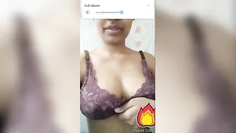 My Cute GF Showing Off Her Perky Tits On Video Call