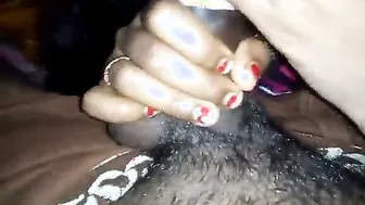 Desi Wife On Her Knees Sucking Her Husbands Thick Rod