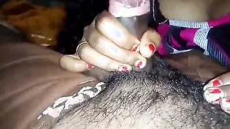 Desi Wife On Her Knees Sucking Her Husbands Thick Rod