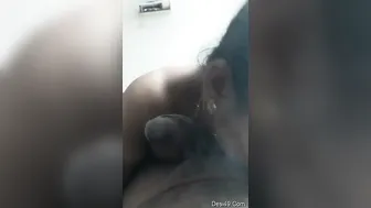 Tamil Housewife Giving Her Man A Wet Sloppy Blowjob At Home