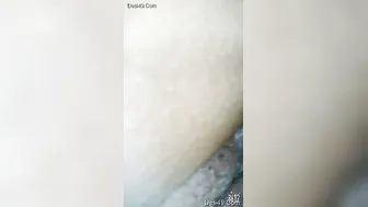 Desi Wife Getting Her Tits Squeezed While Riding Hubby Rough