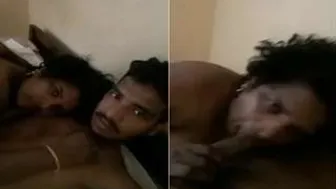 Horny Tamil Wife Eagerly Sucking And Draining Her Hubbys Cock