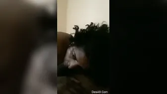 Horny Tamil Wife Eagerly Sucking And Draining Her Hubbys Cock
