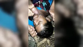 Hubby Finishing All Over His Horny Wife's Pretty Face
