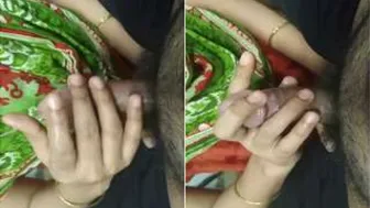 Indian Wife Stroking My Shaft Until I Exploded All Over Her