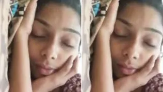 Horny Babe Fingering Her Dripping Pussy While Recording For Me