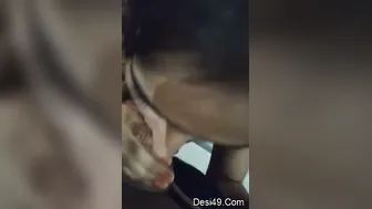 Gorgeous Desi Babe On Her Knees Sucking Cock Like A Total Pro Slut