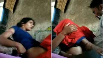 Village Girlfriend Riding Her Boyfriend Hard In Private Room
