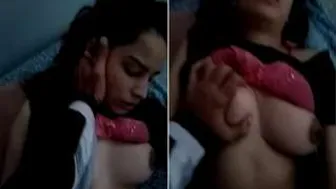 Girlfriend Getting Her Boobs Squeezed Then Fucked Really Hard