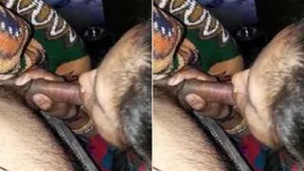 Wife Sucking And Taking It Doggystyle From Behind On The Bed