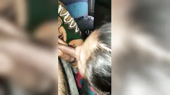 Wife Sucking And Taking It Doggystyle From Behind On The Bed