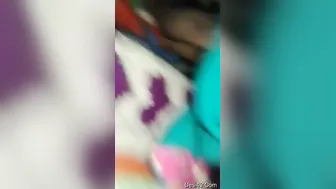 Girlfriend Standing While Her Man Thrusts Into Her From Behind