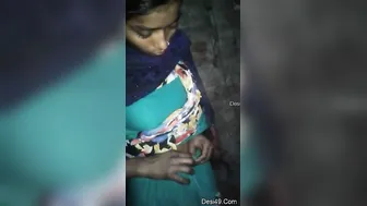 Girlfriend Standing While Her Man Thrusts Into Her From Behind