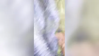 Girlfriend Standing While Her Man Thrusts Into Her From Behind